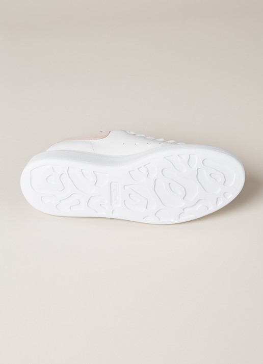 Alexander McQueen Oversized sneaker van kalfsleer - detail 5 wit