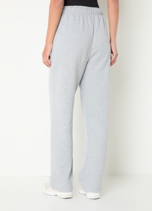 Alo Yoga Accolade high waist loose fit joggingbroek met steekzakken - achterkant grijs