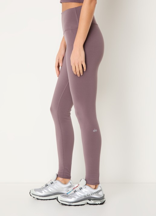Alo Yoga High waist trainingslegging met logo - detail 5 bruin