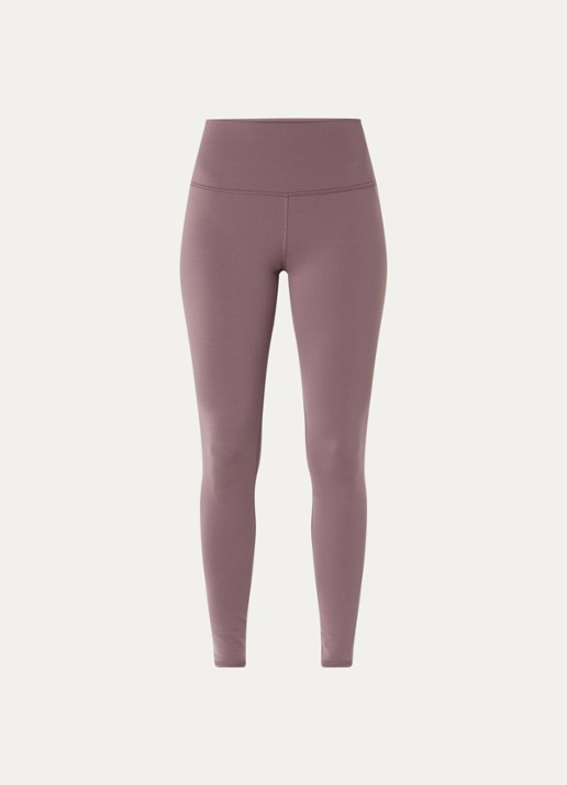 Alo Yoga High waist trainingslegging met logo - voorkant 2 bruin