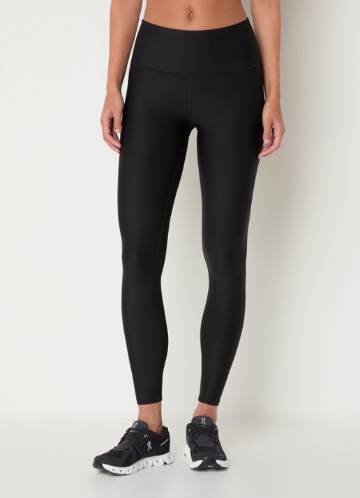 Alo Yoga High waist trainingslegging met logo - detail 4 zwart