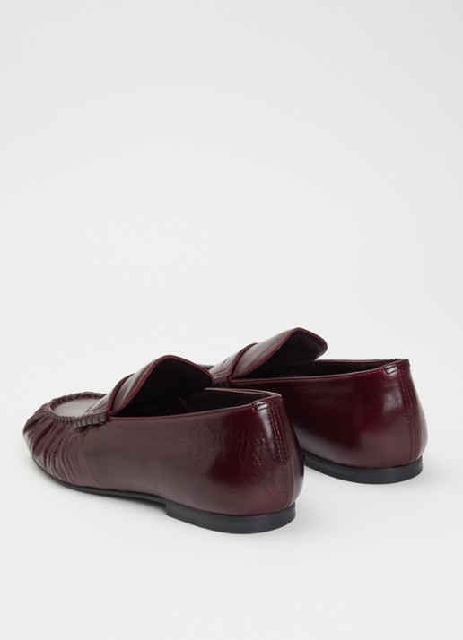 ALOHAS Aven loafer van leer - achterkant 5 bordeauxrood