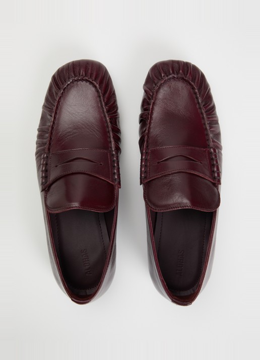 ALOHAS Aven loafer van leer - detail 3 bordeauxrood
