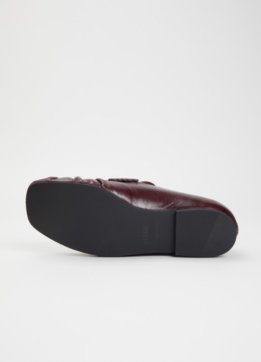 ALOHAS Aven loafer van leer - detail 4 bordeauxrood