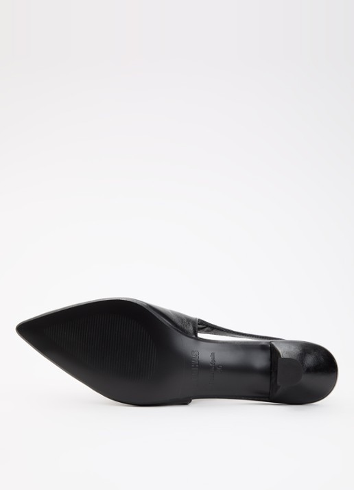 ALOHAS Eros sling-back van leer - detail 4 zwart
