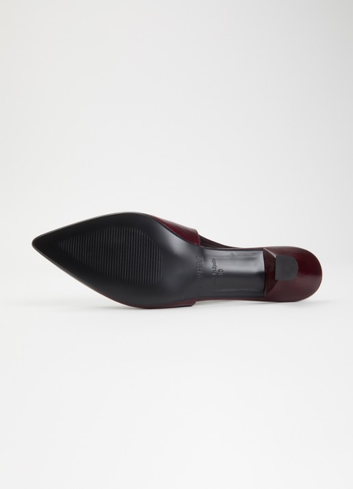ALOHAS Eros slingback van leer - detail 4 bordeauxrood