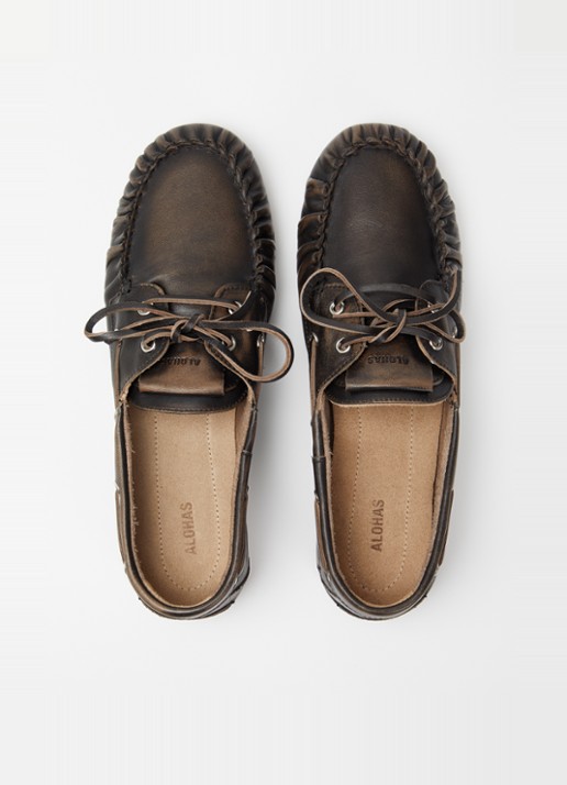 ALOHAS Rowan bootschoen van leer - detail 3 bruin