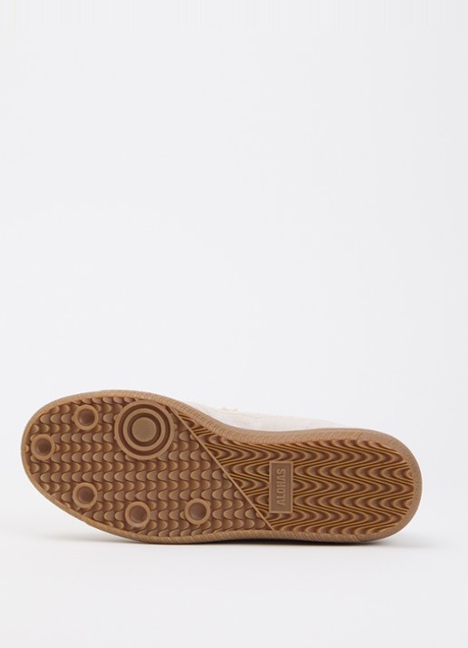 ALOHAS Tb.490 Crochet sneaker van suède met broderie - detail 5 creme