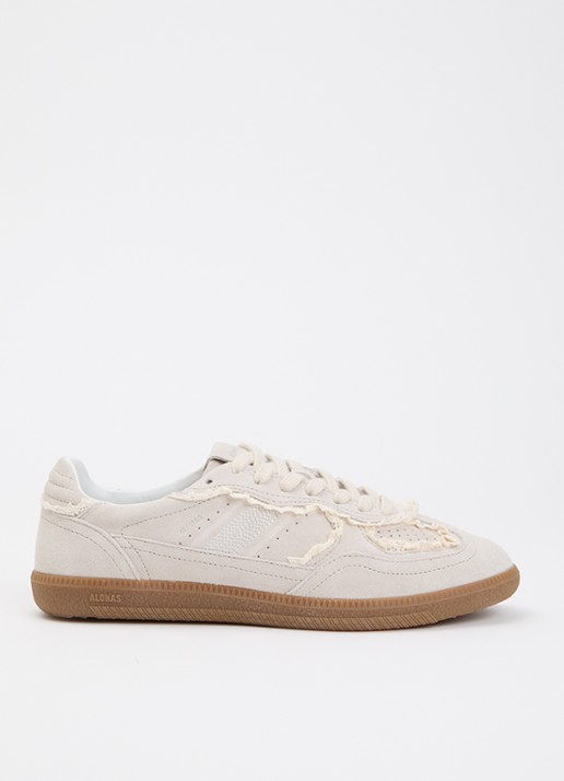 ALOHAS Tb.490 Crochet sneaker van suède met broderie