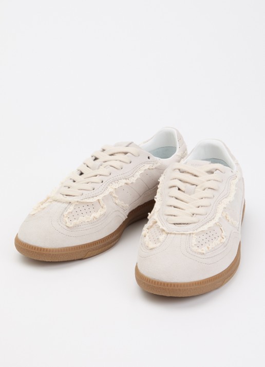 ALOHAS Tb.490 Crochet sneaker van suède - detail 3 creme