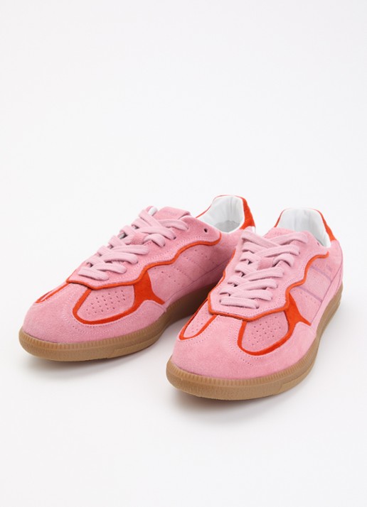 ALOHAS Tb.490 Rife sneaker van suède - detail 3 roze