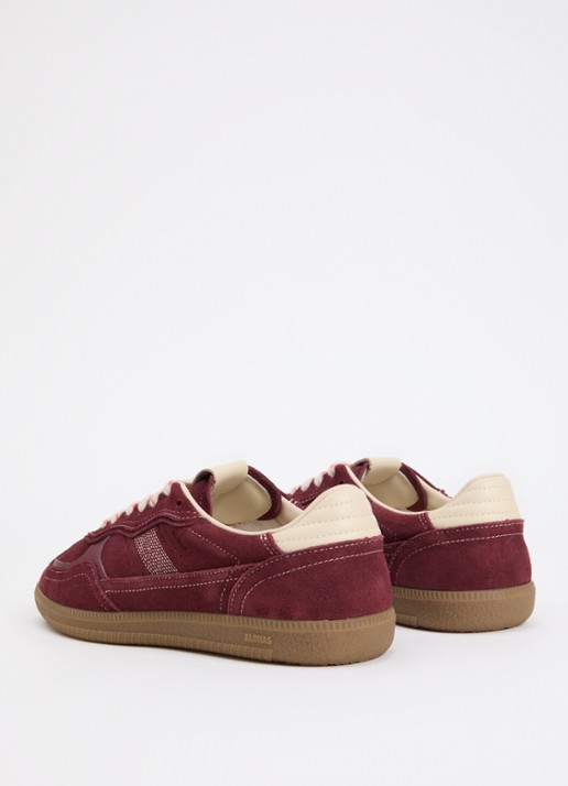 ALOHAS Tb.490 Rife sneaker van suède - achterkant 5 bordeauxrood