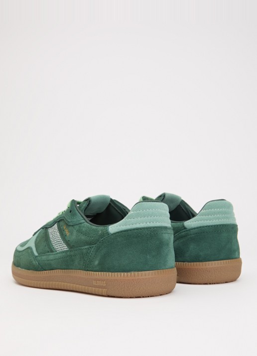 ALOHAS Tb.490 Rife sneaker van suède - achterkant 5 groen