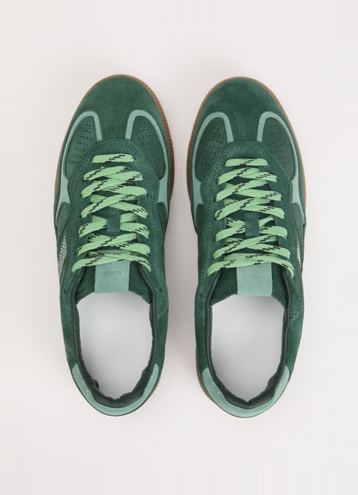 ALOHAS Tb.490 Rife sneaker van suède - detail 3 groen