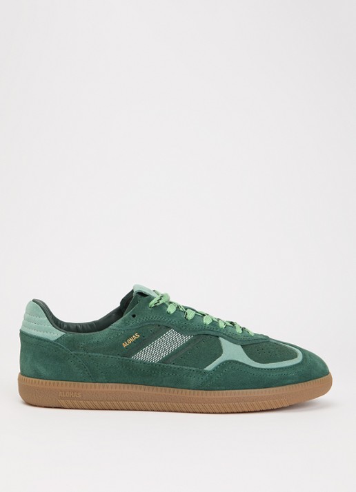 ALOHAS Tb.490 Rife sneaker van suède - voorkant groen