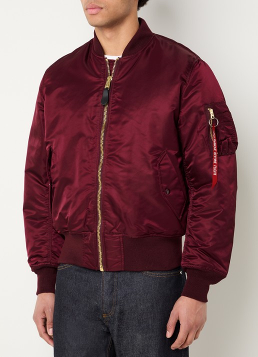 Alpha Industries MA-1 gewatteerd bomberjack met klepzakken