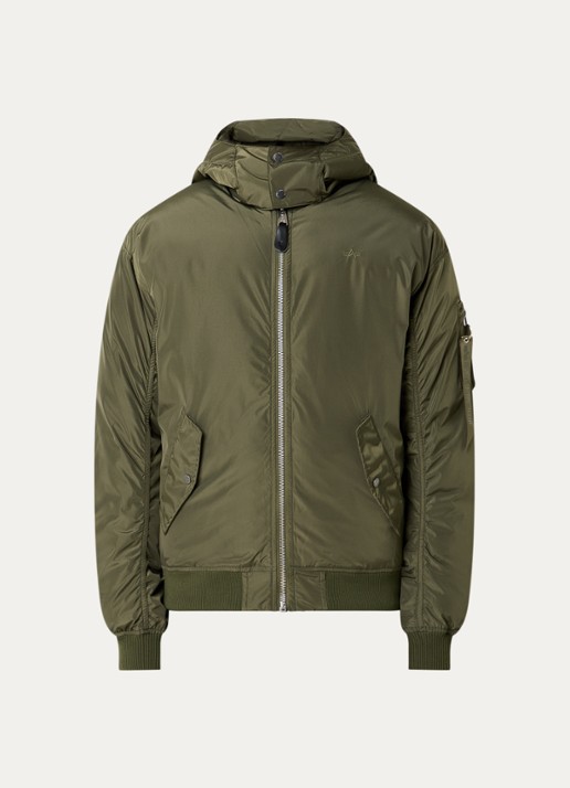 Alpha Industries MA-1 tafeta bomberjack met capuchon