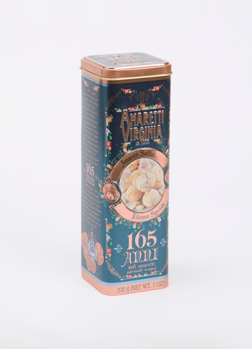 Amaretti Virginia Virginia 165th Anniversary Amaretti koekjes in blik 200 gram - voorkant 2 undefined