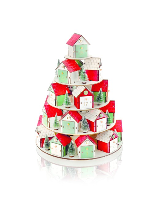 Amaretti Virginia Virginia Draaibare Adventskalender met diverse lekkernijen 150 gram - 24 dagen
