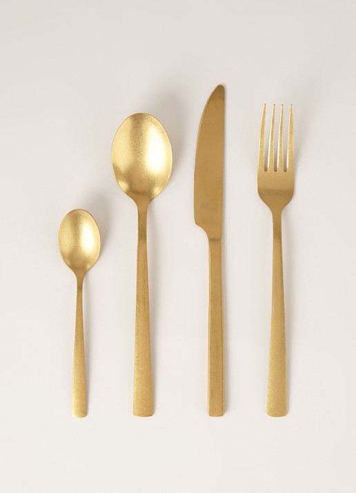 Amefa Manille Vintage bestekset 16-delig - voorkant 2 goud