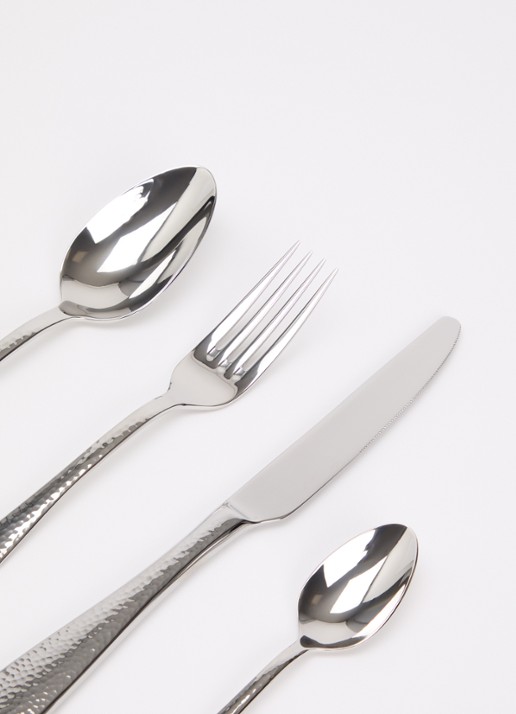 Amefa Sierra bestekset met kist 24-delig - voorkant 2 zilver
