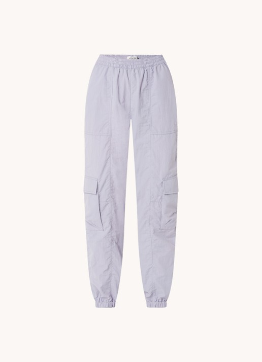 America Today Perry high waist tapered fit cargobroek  - voorkant 2 lila
