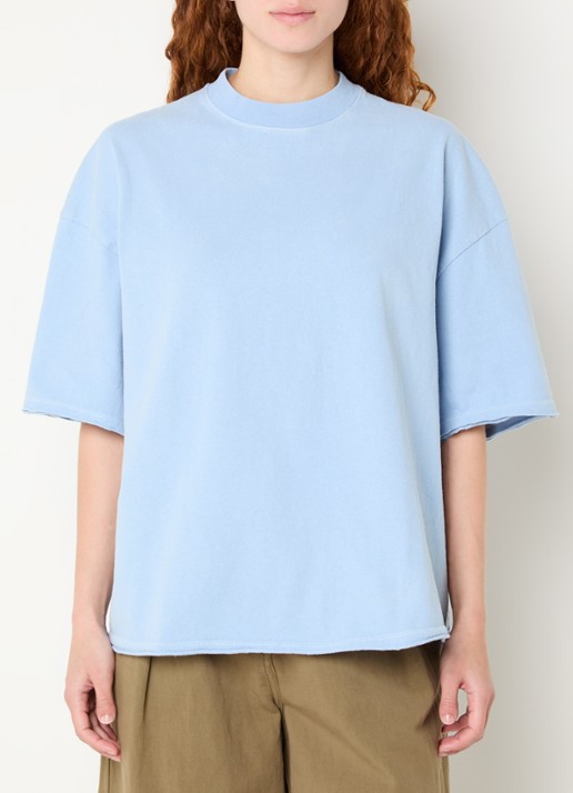 American Vintage Afoma T-shirt met destroyed afwerking