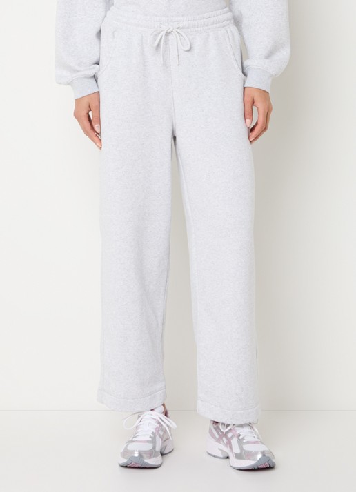 American Vintage Beptowngris high waist loose fit joggingbroek met steekzakken