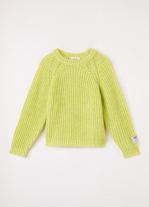 American Vintage Cyrob grofgebreide trui van wol