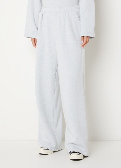 American Vintage Dantown high waist straight fit joggingbroek met steekzakken