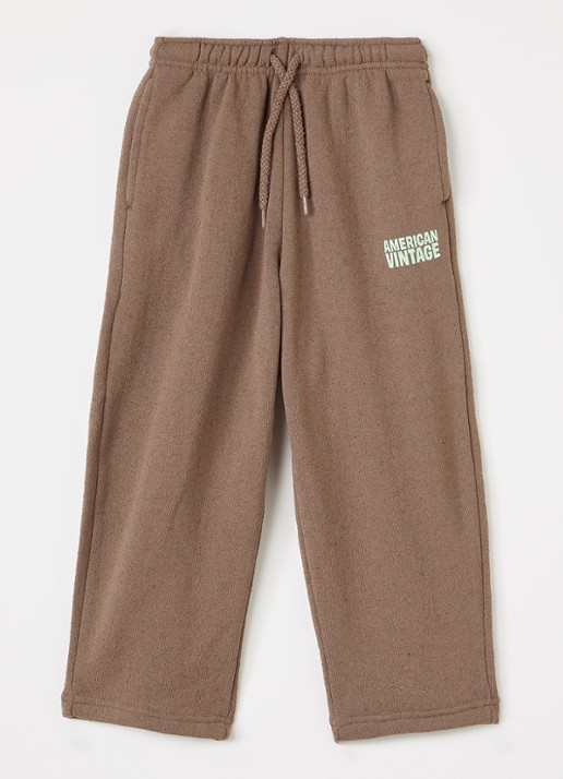American Vintage Evona straight fit joggingbroek met logo