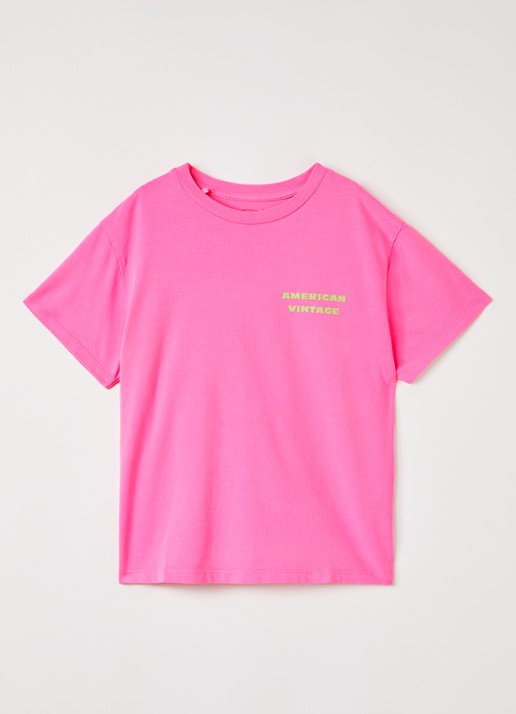 American Vintage Fiz Valley T-shirt met logoprint