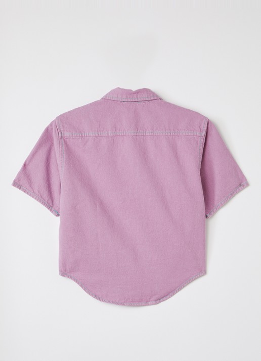 American Vintage Grace Bay blouse met borduring - voorkant 2 roze