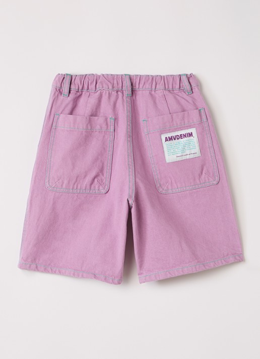 American Vintage Grace bay korte broek met steekzakken - voorkant 2 lila