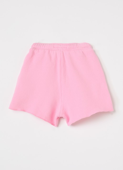 American Vintage Izubird loose fit korte joggingbroek met logo - voorkant 3 roze