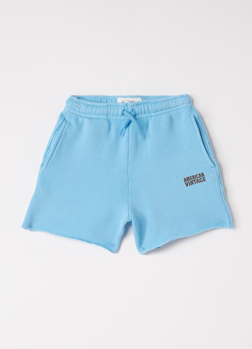 American Vintage Izubird straight fit korte joggingbroek met logo