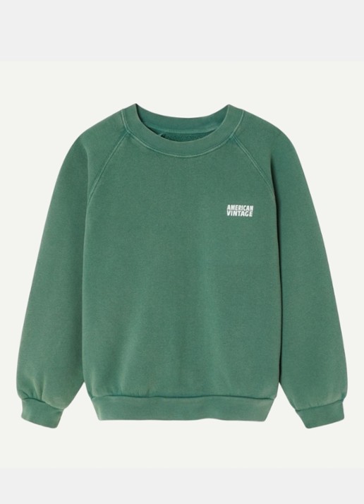 American Vintage Izubird sweater met logo