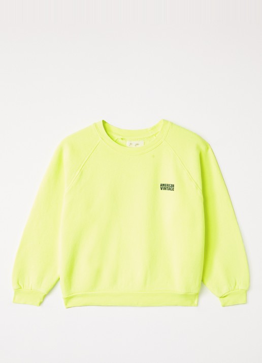 American Vintage Izubird sweater met logo
