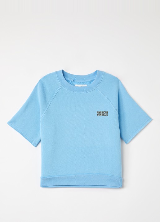 American Vintage Izubird sweater met logo