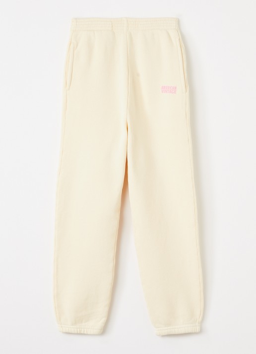 American Vintage Izubird tapered fit joggingbroek met logo