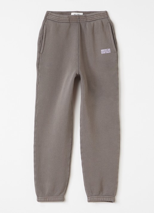 American Vintage Izubird tapered fit joggingbroek met logo