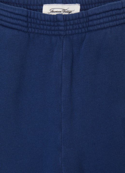 American Vintage Izubird tapered fit joggingbroek met steekzakken - detail 3 donkerblauw