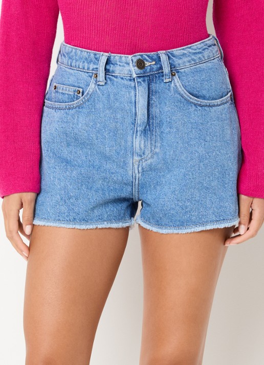 American Vintage Joybird high waist korte broek van denim
