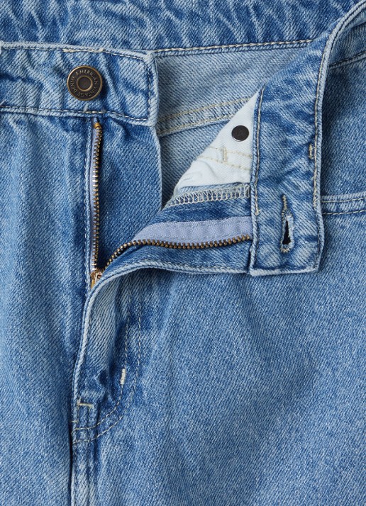 American Vintage Joybird high waist straight leg jeans - detail 3 indigo