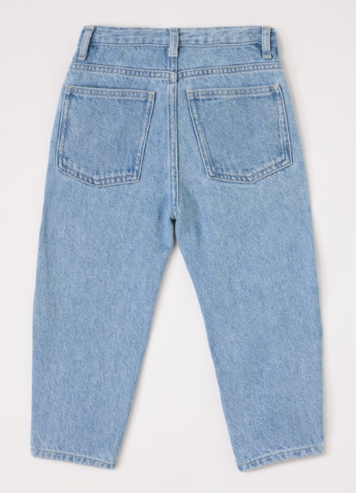 American Vintage Joybird regular fit jeans met lichte wassing - voorkant 3 indigo
