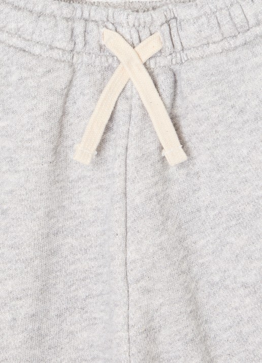 American Vintage Kodytown tapered fit joggingbroek met steekzakken  - detail 3 lichtgrijs