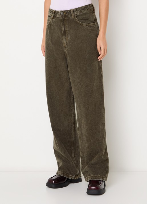 American Vintage Oshow wide fit jeans met gekleurde wassing