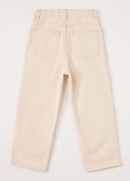 American Vintage Snopdog regular fit jeans met gekleurde wassing - voorkant 2 ivoor