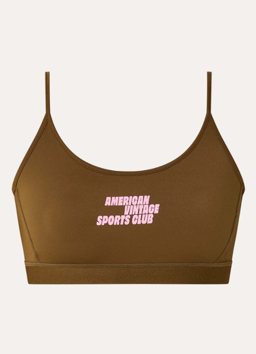 American Vintage Sport bh met light support en logo