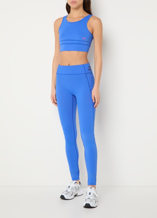 American Vintage Sport bh met medium support - voorkant 3 kobaltblauw